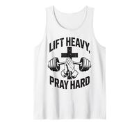 Christian Workout Lift Heavy Pray Hard Gym pour Homme Débardeur