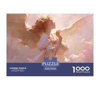 Christianisme Ange Puzzle pour Adultes Amusant 1000 Pièces Décoration Jouet Intellectuel Jeu Éducatif Jeu Éducatif Soulagement du Stress Jouets Relaxation et Intelligence 1000 Pièces (75x50cm)