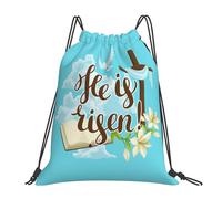 Christianisme Jésus Croix Femme Homme Sac À Cordon Pliable Sac À Dos À Cordon Grand Sacs De Sport Pour Plage Piscine Yoga