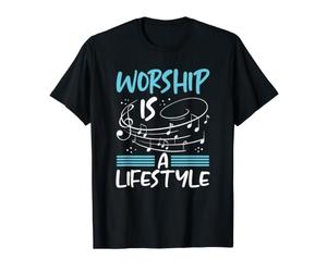 Christianisme : Le culte est Un Mode de Vie, Notes de Musique : Christian T-Shirt Graphique avec Valeur