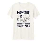 Christianisme : Le culte est Un Mode de Vie, Notes de Musique : Christian T-Shirt Haut de Gamme
