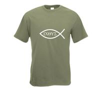 Christianisme Poisson T-Shirt Impression Haut Fun Design Imprimé