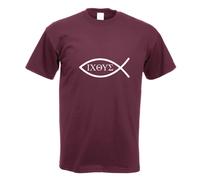 Christianisme Poisson T-Shirt Impression Haut Fun Design Imprimé