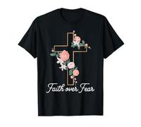 Christianisme Religieux Église Catholique Religion Croix T-Shirt