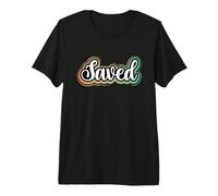 Christianisme sauvé par Jésus Christian T-Shirt Haut de Gamme