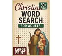 Christianity Word Search Puzzle Book for Adults: 50+ Large Print Puzzles Featuring Bible Verses, Faith, Jesus, Prayer & More | Inspirational Activity Book for Church, Travel, Holidays & Quiet Time