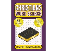 Christians Word Search Puzzle Book: Word Find with Easy to Read Print Relating to Religion, the Bible and More | 6x9 inches, 110 pages | 55 puzzles ... Fun for the Whole Family