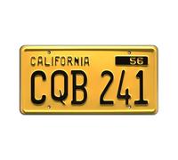 Christine | CQB 241 | Metal Stamped License Plate