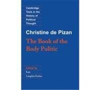 Christine De Pizan, Cambridge Texts in the History of Political Thought Christine De Pizan (Auteur)