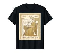 Christine de Pizan - Écrivain français médiéval France Histoire T-Shirt