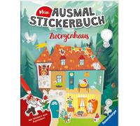 Christine Faust Ravensburger Mein Ausmalstickerbuch Zwergenhaus - Sticke (Poche)