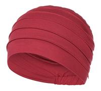 Christine Headwear Turban de Yoga en Bambou Doux-Rouge, Taille Unique Femme