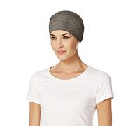 Christine Headwear Bandeau Turban Yoga Femme, Gris mélangé, taille unique