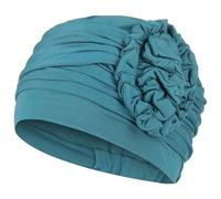 Christine Headwear Femme Turban fleur de lotus, Ocean blue, 55-61 EU