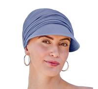 Christine Headwear HocSolana Sun Cap Light Lilac 1578-0171 | Casquette solaire en bambou - Bonnet oncologique pour femme | Foulard pour chimiothérapie | Taille unique, bleu, Taille Unique
