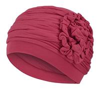 Christine Headwear Lotus turban, Bandeau aux femmes, RED BURN, One Size