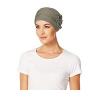 Christine Headwear Lotus Turban Bandeau, Brown Green, Taille Unique aux Femmes