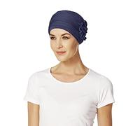 Christine Headwear Lotus Turban Bandeau, Navy, Taille Unique aux Femmes