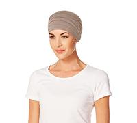Christine Headwear Soft Bamboo Yoga Turban, Brown, Beige, Taille Unique aux Femmes