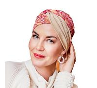 Christine Headwear Turban Energetic FlowersHeadwear (Taille Unique - Rouge)