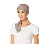 Christine Headwear Turban Mantra Bambou UniHeadwear Femme - Bonnet Chimio pour Hiver Automne Ete Printemps Printemps-ete - Taille Unique Taupe