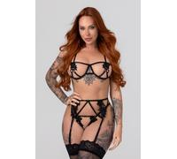 Christine - Kinky 3-Piece Harness Suspender Set Fiercy