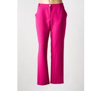 christine laure pantalons femme de couleur rose 40