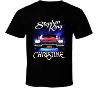 Christine Stephen King Master Horror Legend Book Fan T-Shirt Black L