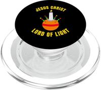 Christingle Noël chrétien Jésus Christ Seigneur de la lumière PopSockets PopGrip pour MagSafe