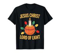 Christingle Noël chrétien Jésus Christ Seigneur de la lumière T-Shirt