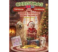 Christmas 2X Fun Hidden Messages Word Search Puzzle Book: 100 Large Print Puzzles with 3000 Words & Beautiful Themed Pages. The Ultimate Cozy ... Inspiring Bible Verses of Hidden Messages.