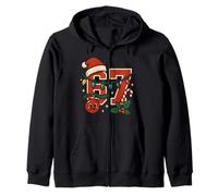 Christmas 67 Meme for Meme Lovers Funny Six Seven for Kids Sweat à Capuche