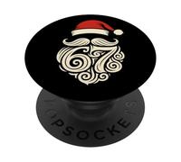 Christmas 67 Santa Six Seven Funny Meme Christmas Men Women PopSockets PopGrip Adhésif