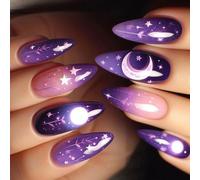 Christmas Acrylique Press On Nails Set 24pcs Tédre De Larmes Faux Nails Couvertures Complètes Stick Pour Les Fêtes Et Les Mariages Décoration Des Ongles