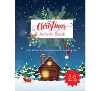Christmas Activity book for 3-6 year old.