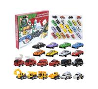 Christmas Advent Calendar with Different Vehicles Set Of 24 Kids Building Blocks Holiday Family Activit