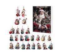 Christmas Advent Toy 2025-24 Days Cat 2d Acrylic Pendant, Christmas Countdown Calendar, Countdown Calendar For Kid | Cute Christmass Pendant For Wife Sister Friend Kid Children Girls Daughter