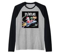Christmas Alien UFO 31 Atlas 11 2025 Squelette Espace Drôle Manche Raglan