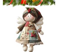 Christmas Angel Doll Kit - Cute Rustic Handmade Ornament Craft Set for Holiday Tree Decoration, DIY Angel Art Kit for Beginners Adults Kids Beginners Handicraft Lovers, and Festive Home Decor