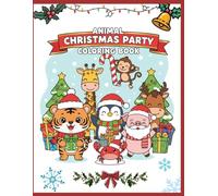 Christmas Animal Party Coloring Book