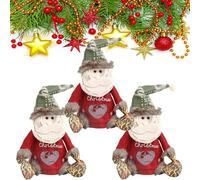 Christmas Bags Zipper Design, 2026 New Reusable Christmas Zipper Gift Bags, Large Fabric Doll Gift Bag, Thickened Felt Material for Presents, Apples, Candies and Gift (3Pcs-C)