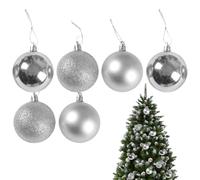 Christmas Balls - 3.15in Shatterproof Globe Set for Holiday Decorating, Sturdy Ornaments with Sparkling Finish, Christmas Ball Decorations for Tree, Party, Wedding, Yard, Garden