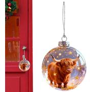 Christmas Balls Ornaments | 3D Animal Ball Seasonal Decoration | Hangable C