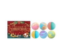 Christmas Bath Bombs Gift Set, Ensemble De 6 Boules De Bain Surprises De Noël, Version Adulte, Bombe De Bain Hydratantes Adaptées à Halloween, Noël Et Aux Anniversaires (1)