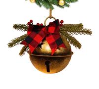 Christmas Bell Ornament, Christmas Tree Large Jingle Bell, Classic Hangable Pendant for Window Staircase Wall Living Room Bedroom Dining Room Party Garden Yard