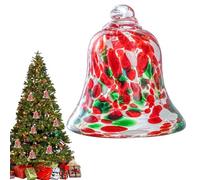 Christmas Bell Ornaments - Christmas Tree Bell, Festive Crafts Home Decor, Christmass Bells Ornaments Holiday Decor for Indoor Wall Door Window Fireplace Bedroom Winter Holiday Wedding