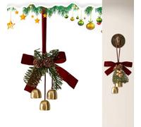 Christmas Bells - Christmas Decor Presents, Jingle Bells for Crafts, Tree Window Door Handle, Festive Home Party Accent, Holiday Decoration for Tree, Door, Or Wall Accessory