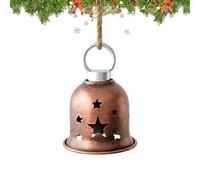 Christmas Bells - Festive Hollow Pendants, Christmas Tree Pendant, for Holiday Home Dinner School Restaurant, Hanging Festive Atmosphere Accent, Seasonal Hanging Decor, Decorative Accent