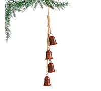 Christmas Bells - Iron Vintage Rusted DIY Crisp Sound Christmas Wall Decor