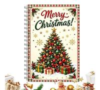 Christmas Binding Crafting Keepsake | Cash Card Book Spiral | Spiral Bound Pages Christmas Card Book For Boys Friends Classmates Party Classroom Apartment And Kids Girls